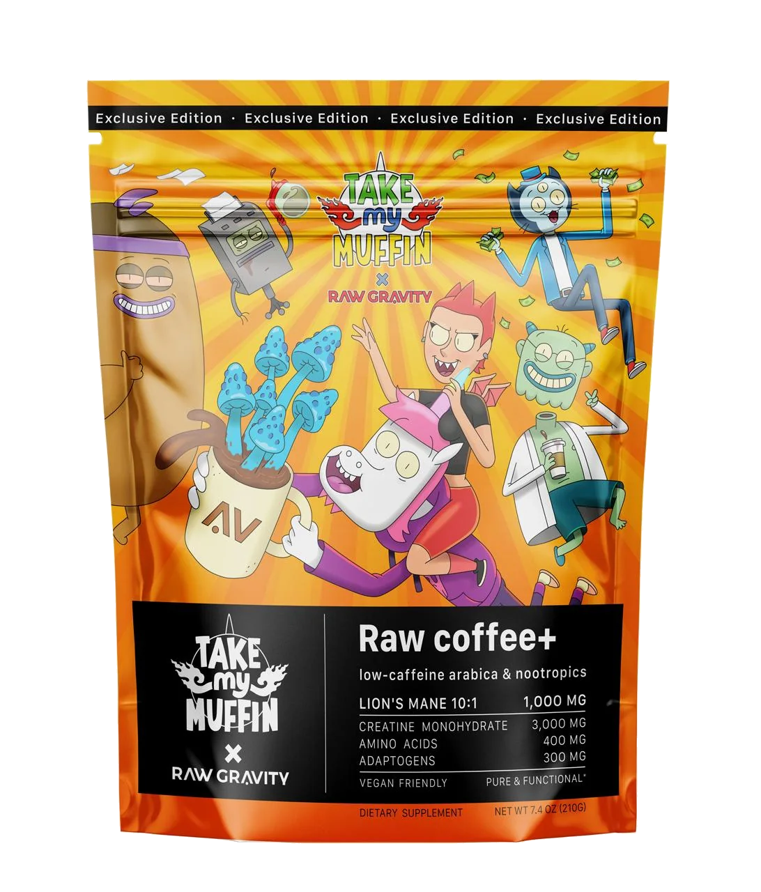 TMM × Raw Gravity Raw coffee+ Exclusive Edition pack